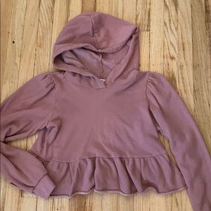 Cropped urban outfitters sweatshirt